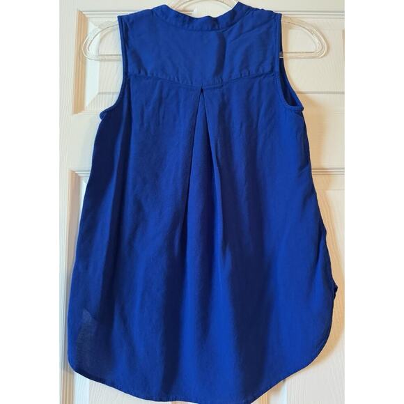 Madewell Women’s Royal Blue Inlet Popover Tank-Top Cami Deep V-Neck Size XS - Picture 7 of 7